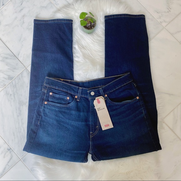 LEVI'S 505 NWT straight leg denim jean 32/30 - Picture 2 of 6